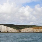 Watchful Cuckmere Hope Gap steps; Cuckmere Haven