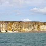 Watchful cliffs W Beach Newhaven