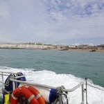 Watchful cliffs approach Rottingdean