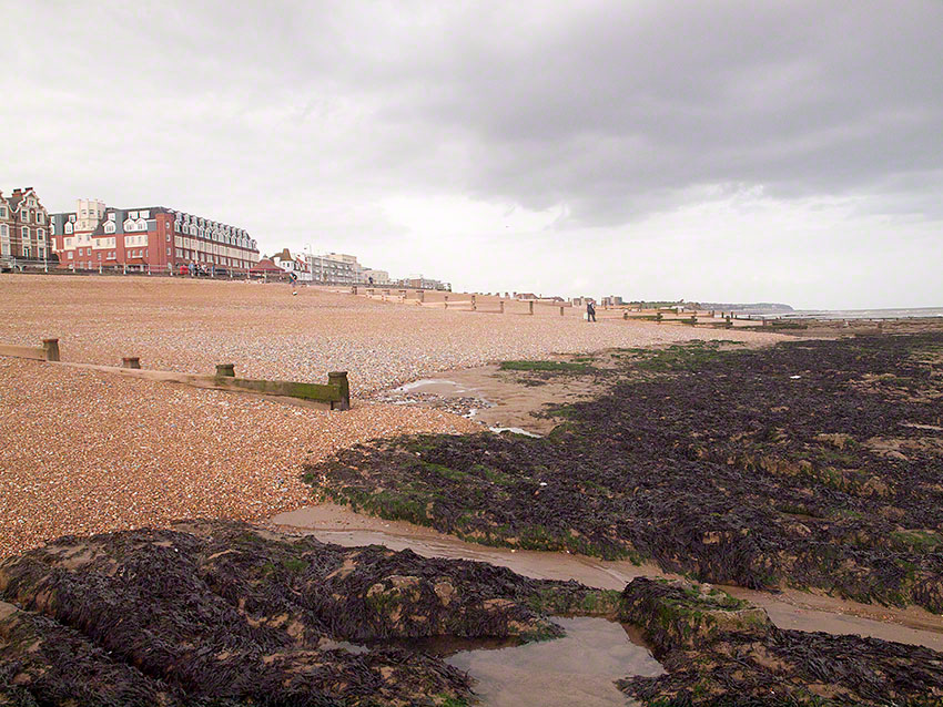 Bexhill, by sailing club, view west